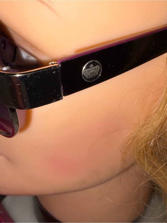Juicy Couture Hot Pink Sunglasses Case with Silver-Tone Aviator Shades with Case main image 6